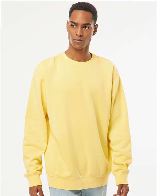Independent Trading Co. - Sudadera unisex de cuello redondo, de peso medio y teñida con pigmentos - PRM3500