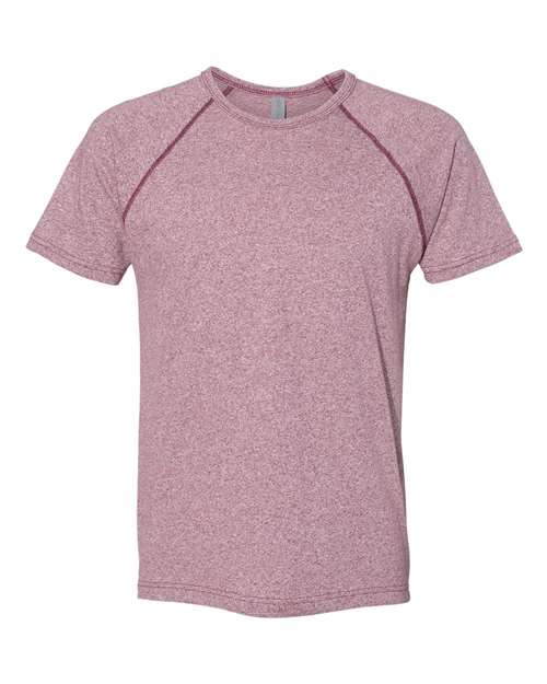 Next Level - Camiseta raglán con efecto torcido para hombre - 2050