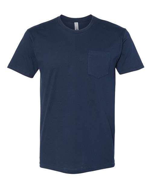 Next Level - Camiseta unisex de algodón con bolsillo - 3605