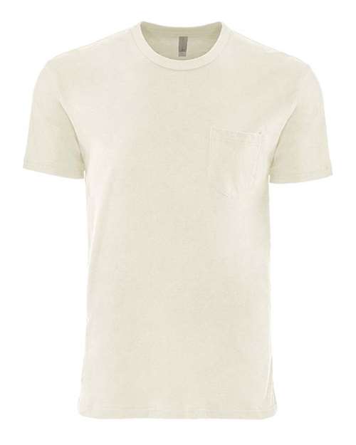 Next Level - Camiseta unisex de algodón con bolsillo - 3605