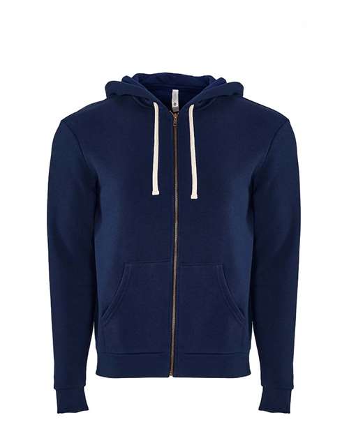 Next Level - Sudadera unisex con capucha y cremallera completa Santa Bárbara - 9602