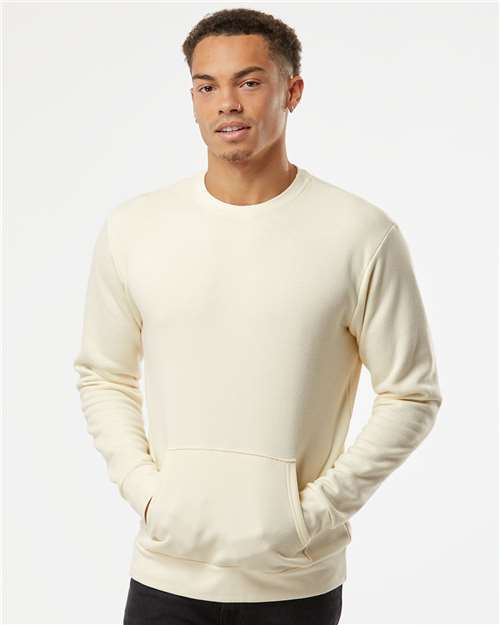 Next Level - Unisex Santa Barbara Pocket Crewneck Sweatshirt - 9001