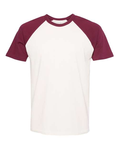 Next Level - Camiseta unisex de algodón raglán - 3650