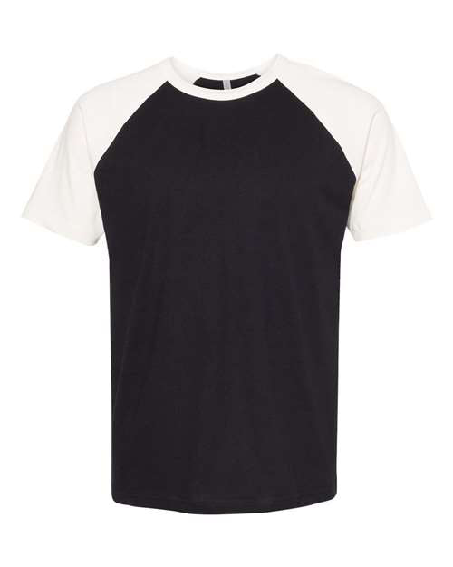 Next Level - Camiseta unisex de algodón raglán - 3650