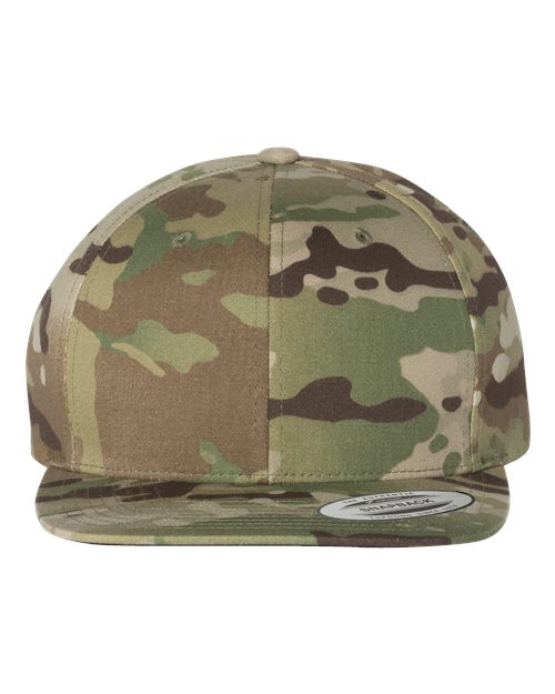 Gorra YP Classics Premium con visera plana y cierre a presión - 6089M