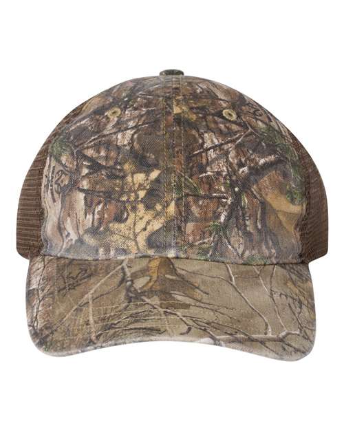 Richardson - Garment Washed Printed Trucker Cap - 111P