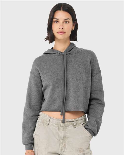 BELLA + CANVAS - Women's Crop Fleece Hoodie Sweatshirt - 7502