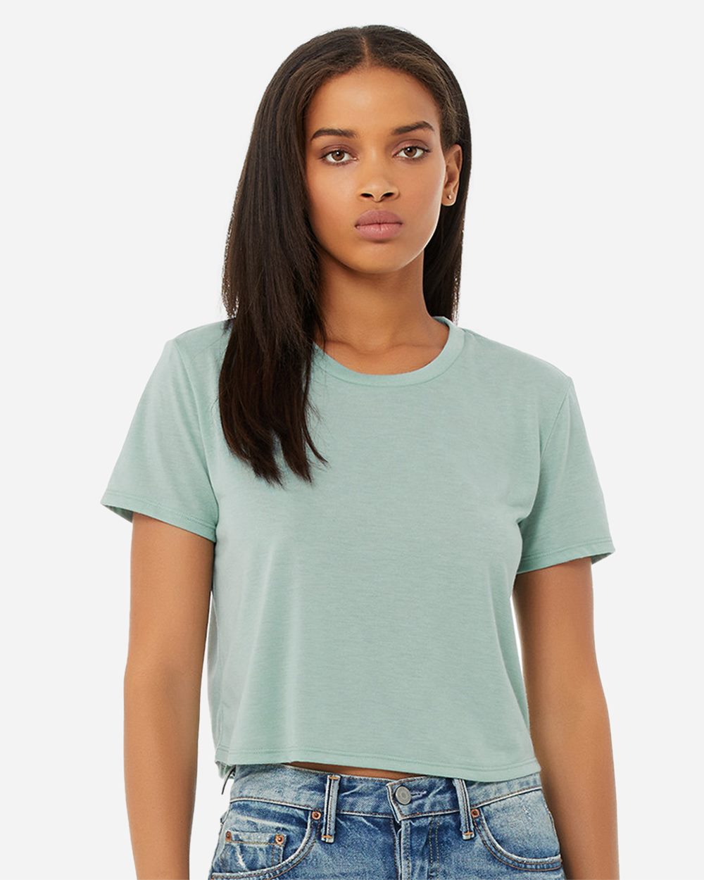 BELLA + CANVAS - Women’s Flowy Crop Tee - 8882