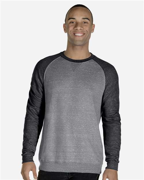 JERZEES - Unisex Snow Heather French Terry Crewneck Sweatshirt - 91MR