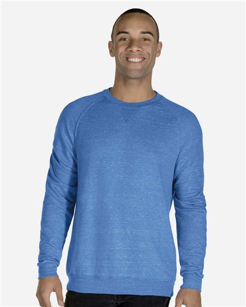 JERZEES - Unisex Snow Heather French Terry Crewneck Sweatshirt - 91MR