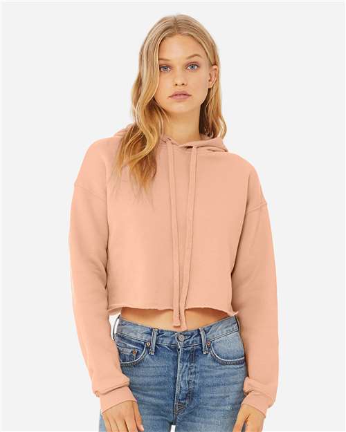 BELLA + CANVAS - Women's Crop Fleece Hoodie Sweatshirt - 7502