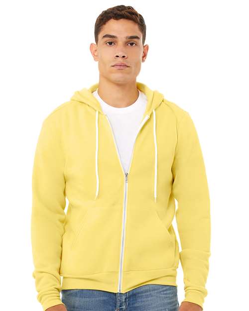 BELLA + CANVAS - Unisex Sponge Fleece Full-Zip Hoodie Sweatshirt - 3739