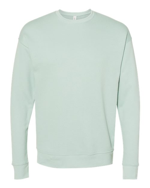 BELLA + CANVAS - Sudadera unisex de forro polar con hombros caídos y cuello redondo - 3945