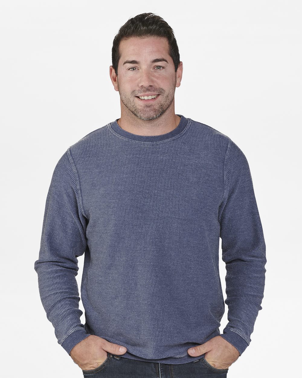Boxercraft - Unisex Corded Crewneck Sweatshirt - D02