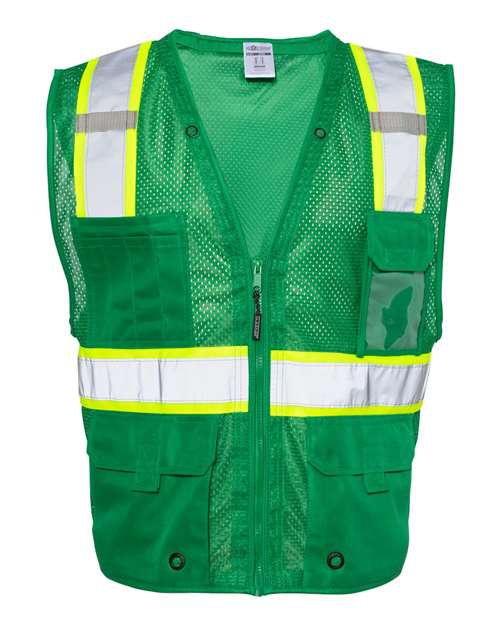 Kishigo - Chaleco de malla multibolsillos unisex EV Series® de visibilidad mejorada - B100-111