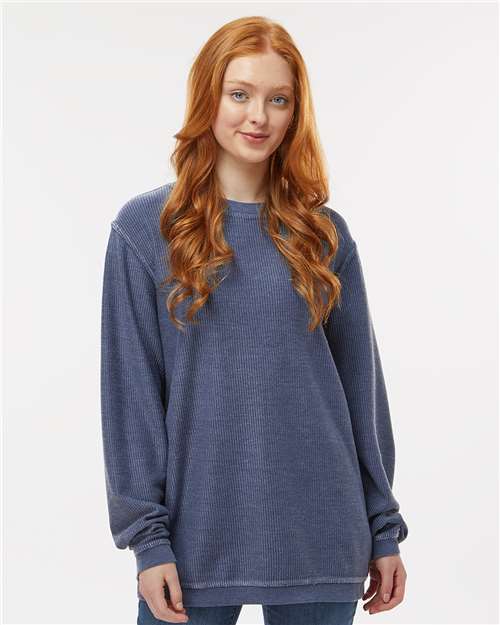Boxercraft - Unisex Corded Crewneck Sweatshirt - D02