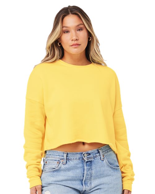 BELLA + CANVAS - Women's Crop Crewneck Sweatshirt - 7503