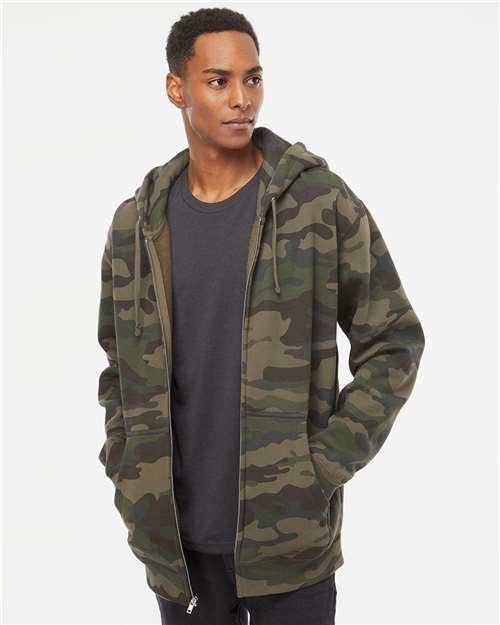 Independent Trading Co. - Sudadera unisex con capucha y cremallera completa - IND4000Z