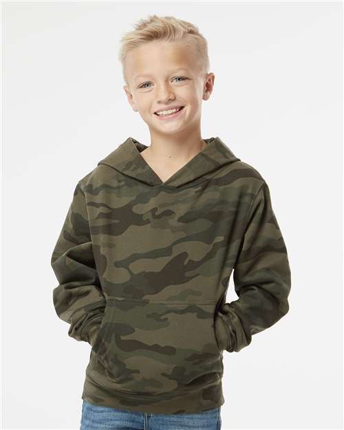 Independent Trading Co. - Sudadera con capucha de peso medio para jóvenes - SS4001Y