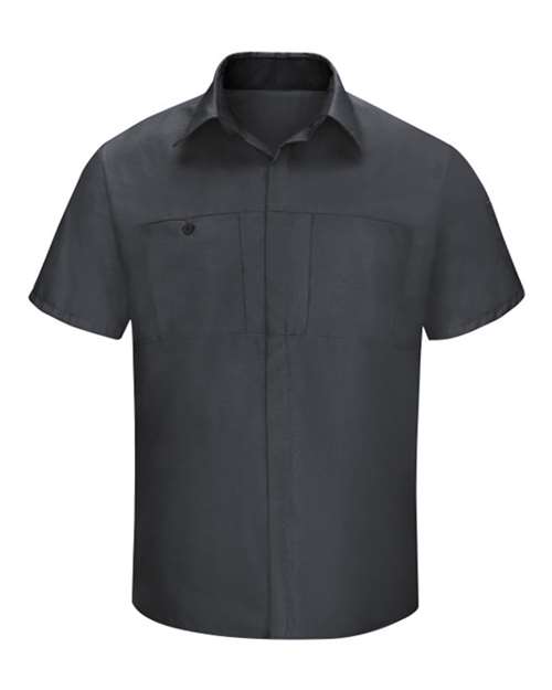 Red Kap - Men's Performance Plus Short Sleeve Shirt With Oilblok Technology - SY42
