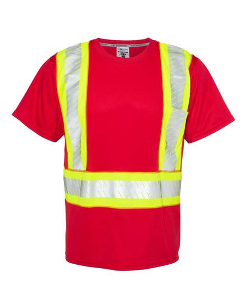 Kishigo - Camiseta unisex EV Series® con bolsillo en contraste y visibilidad mejorada - B200-204