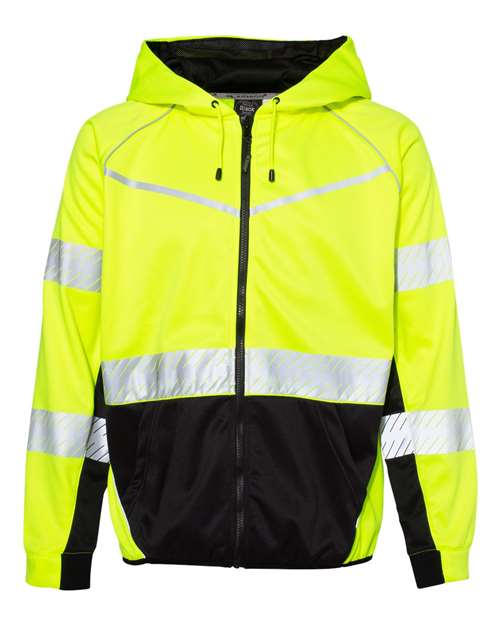 Kishigo - Sudadera unisex con capucha y cremallera completa Black Series® - JS150