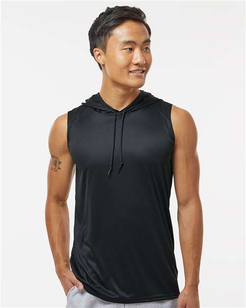 Badger - Camiseta sin mangas con capucha B-Core para hombre - 4108