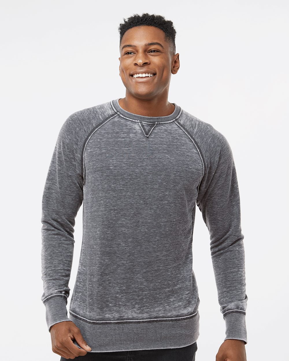 J. America - Men's Vintage Zen Fleece Crewneck Sweatshirt - 8920