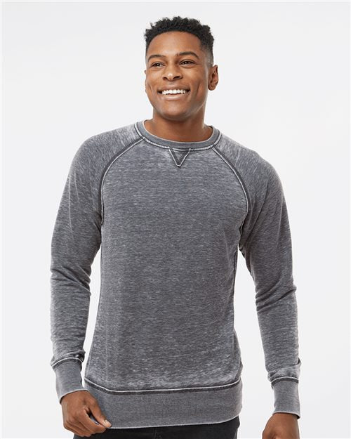 J. America - Men's Vintage Zen Fleece Crewneck Sweatshirt - 8920