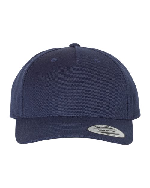 YP Classics - Gorra Snapback Premium de cinco paneles con visera curva - 5789M