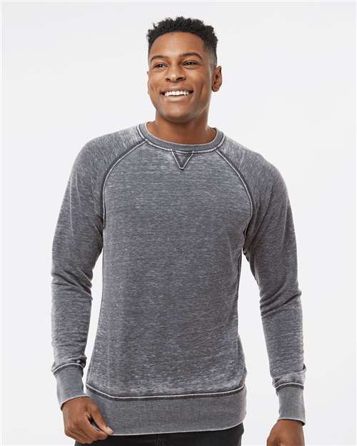 J. America - Men's Vintage Zen Fleece Crewneck Sweatshirt - 8920