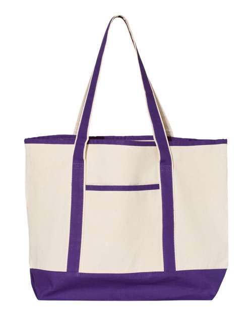 Q-Tees - Bolso grande de lona de lujo de 34,6 l - Q1500