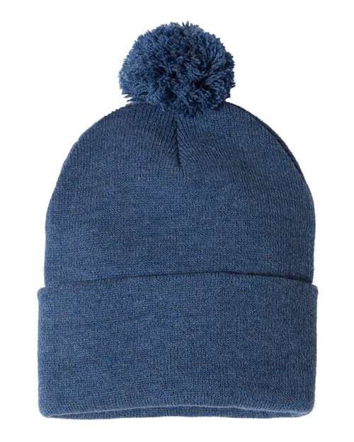 Sportsman - Gorro con puños y pompón de 30 cm - SP15