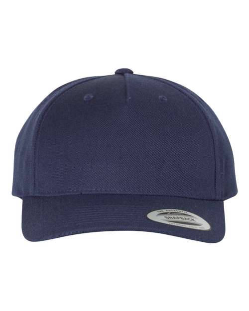 YP Classics - Gorra Snapback Premium de cinco paneles con visera curva - 5789M