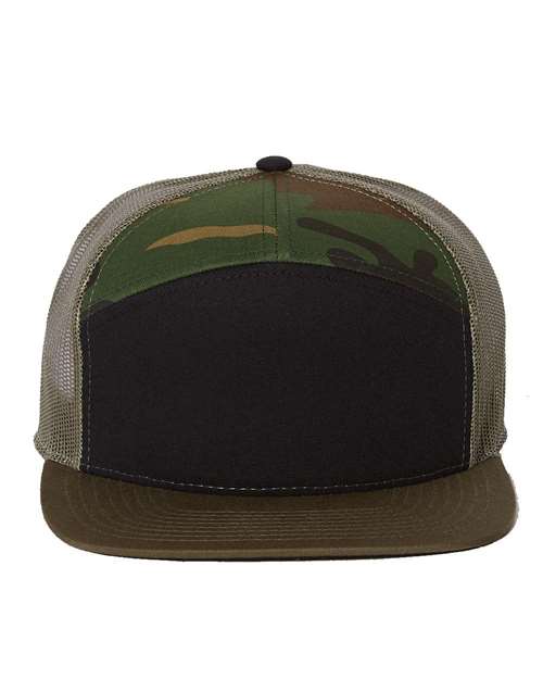 Richardson - Gorra de camionero de siete paneles - 168