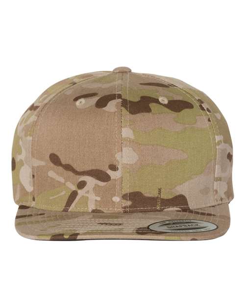 Gorra YP Classics Premium con visera plana y cierre a presión - 6089M