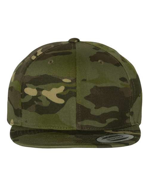 Gorra YP Classics Premium con visera plana y cierre a presión - 6089M