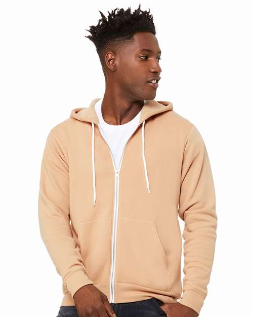 BELLA + CANVAS - Unisex Sponge Fleece Full-Zip Hoodie Sweatshirt - 3739