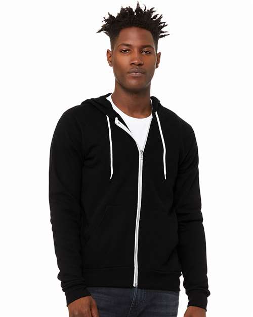 BELLA + CANVAS - Unisex Sponge Fleece Full-Zip Hoodie Sweatshirt - 3739