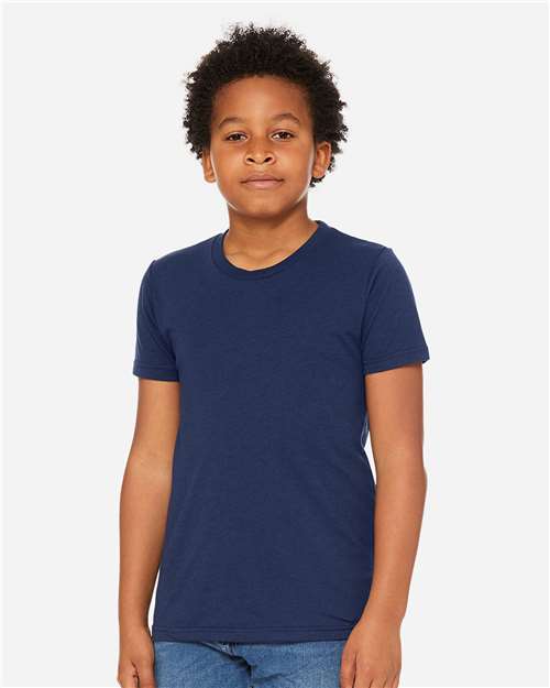 BELLA + CANVAS - Camiseta juvenil de mezcla triple - 3413Y