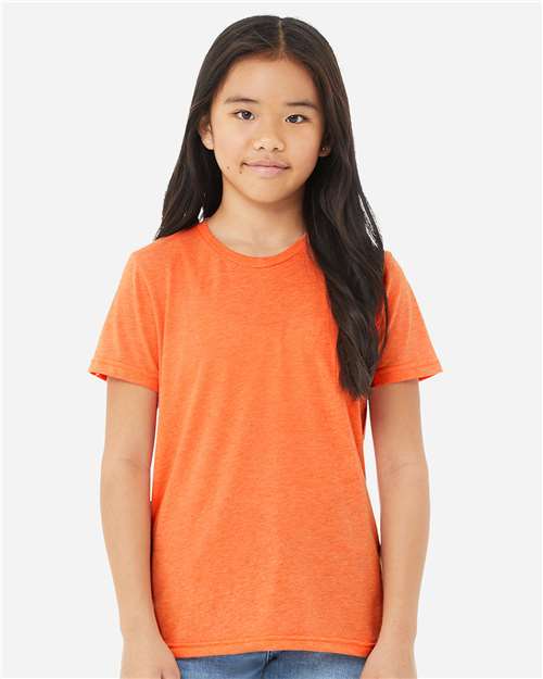 BELLA + CANVAS - Camiseta juvenil de mezcla triple - 3413Y