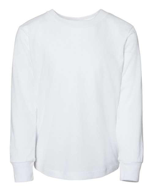 BELLA + CANVAS - Camiseta de manga larga de jersey para niño - 3501T