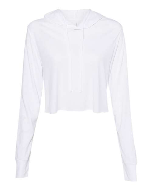 BELLA + CANVAS - Women’s Triblend Crop Long Sleeve Hoodie Tee - 8512