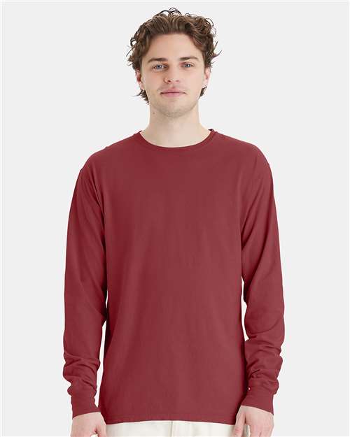 ComfortWash de Hanes - Camiseta unisex de manga larga teñida - GDH200