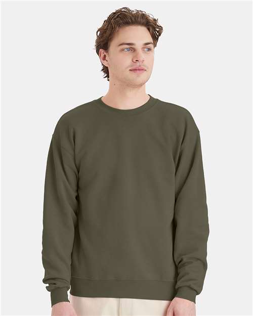 Hanes - Sudadera unisex EcoSmart® de cuello redondo - P160