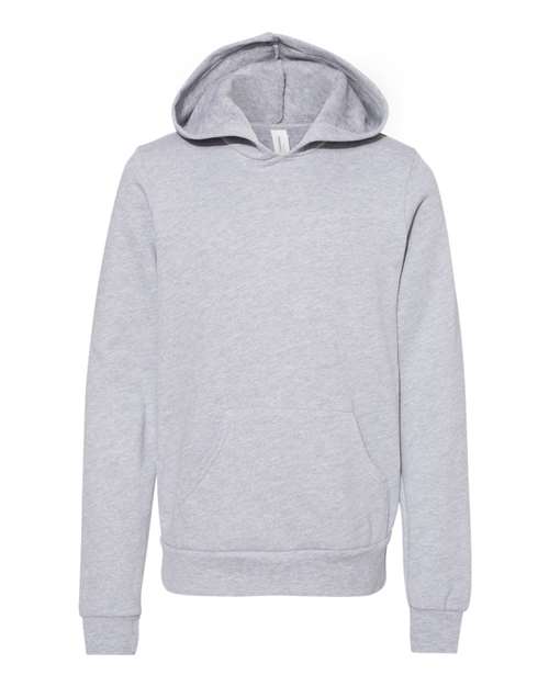BELLA + CANVAS - Sudadera juvenil de forro polar con capucha - 3719Y