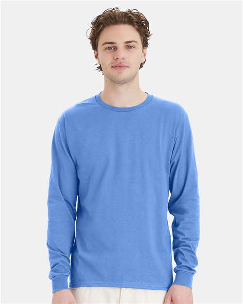 Hanes - Camiseta de manga larga Essential-T - 5286