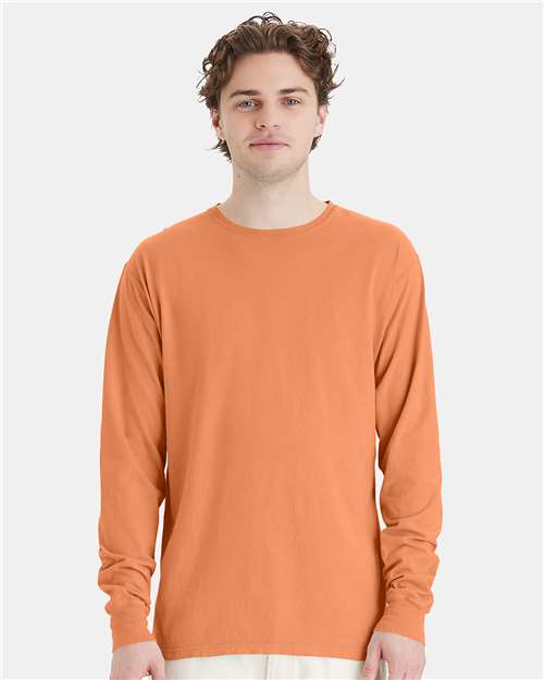 ComfortWash de Hanes - Camiseta unisex de manga larga teñida - GDH200