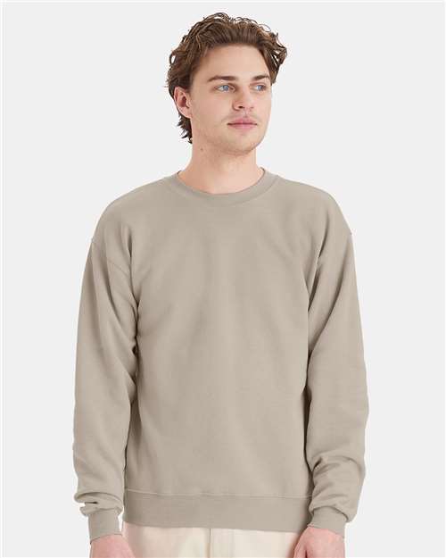 Hanes - Sudadera unisex EcoSmart® de cuello redondo - P160