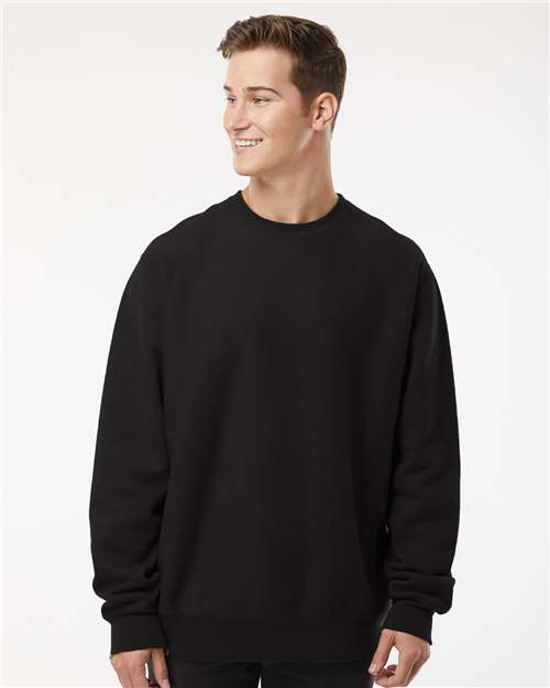 Independent Trading Co. - Sudadera unisex Legend Premium de peso pesado con cuello redondo y tejido cruzado - IND5000C